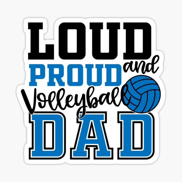 Download Volleyball Dad Stickers Redbubble