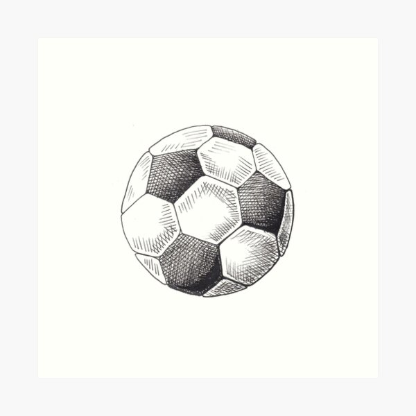 Soccer Ball Drawing 3D by sunilsamantara on DeviantArt