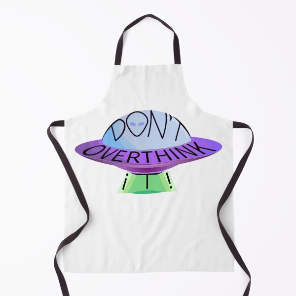 Item preview, Don't overthink it, alien ufo, spaceship designed and sold by MimmyG.