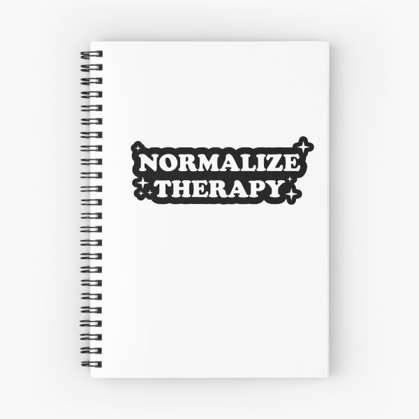 Item preview, Normalize Therapy | Mental health awareness designed and sold by -wiseowl-.