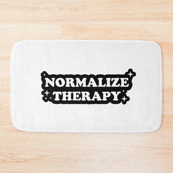 Item preview, Normalize Therapy | Mental health awareness designed and sold by -wiseowl-.