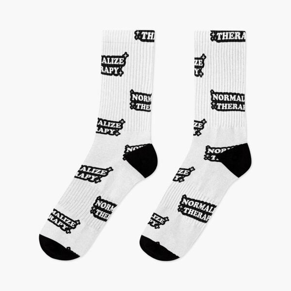 Item preview, Normalize Therapy | Mental health awareness designed and sold by -wiseowl-.