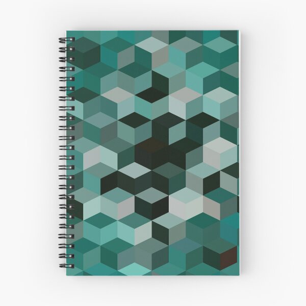 Item preview, Cute Turquoise Cubes Abstract Background funny gift for digital art lovers  designed and sold by AYACHI90.