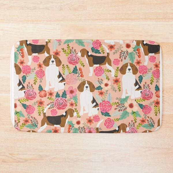 Item preview, Beagle dog dogs with flowers pet pets puppy art cute Beagles  designed and sold by Coolstuff4you71.