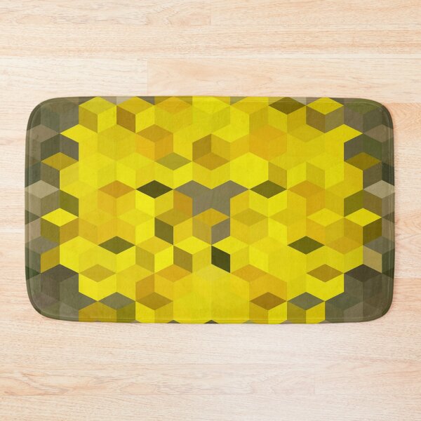 Item preview, Cute Yellow Cubes Abstract Background funny gift for digital art lovers  designed and sold by AYACHI90.