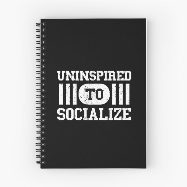 Item preview, Uninspired To Socialize Introvert Distressed designed and sold by MSA-42.