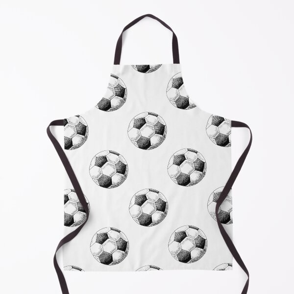 Item preview, Football pattern. Hand drawn sketch of soccer balls. Black and white designed and sold by Canatic.
