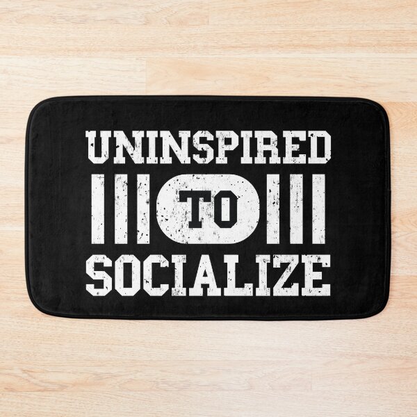 Item preview, Uninspired To Socialize Introvert Distressed designed and sold by MSA-42.