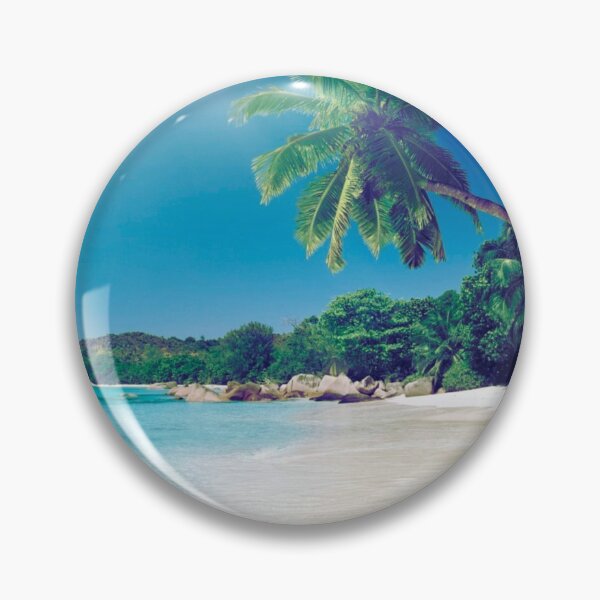 Item preview, Paradisiacal landscape, Caribbean palm trees and blue sky designed and sold by Rimkidd.