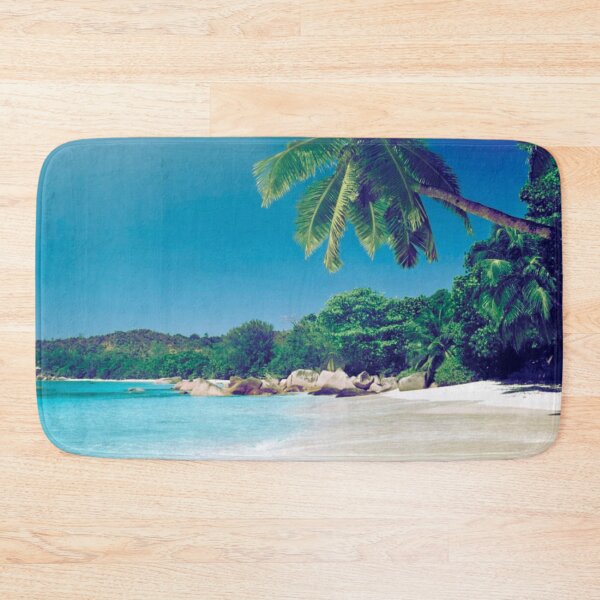 Item preview, Paradisiacal landscape, Caribbean palm trees and blue sky designed and sold by Rimkidd.