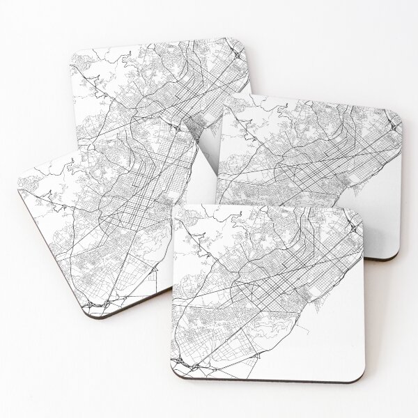 Item preview, Barcelona veins (black and white) - BCN Map designed and sold by BCNstore.