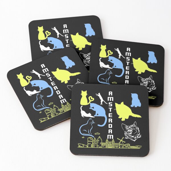Item preview, Amsterdam Skyline Cat designed and sold by Rami Khalifah.