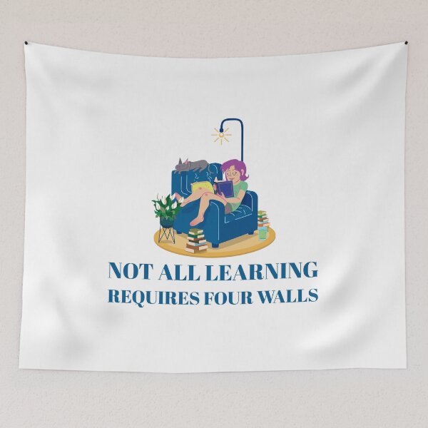 Item preview, Not All Learning Requires Four Walls Education Distance Learning Homeschool designed and sold by DiscGolfTees.