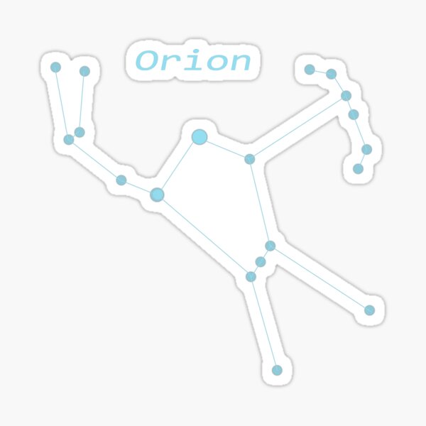 Item preview, Orion constellation on night sky stars  designed and sold by Pasan-hpmm.