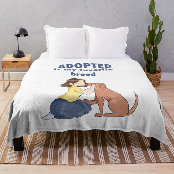 Item preview, Adopted is my favorite breed | Adopt a pet don't shop designed and sold by Giovanni's Brown Quotes.