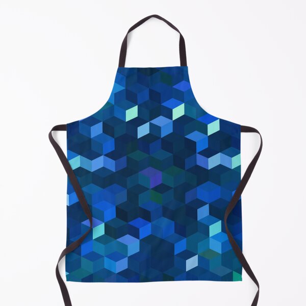 Item preview, Cute Blue Cubes Abstract Background funny gift for digital art lovers designed and sold by AYACHI90.