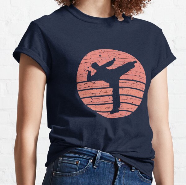 Artikel-Vorschau von Kung Fu Kämpfer Vintage Sonnenuntergang, designt und verkauft von 74ninetees.