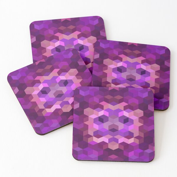 Item preview, Cute Pink Cubes Abstract Background funny gift for digital art lovers  designed and sold by AYACHI90.