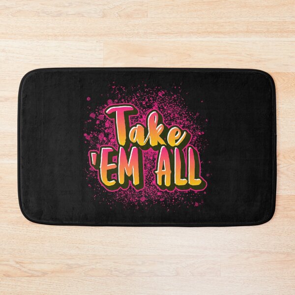 Item preview, Take 'em All Splatter Graphic designed and sold by DiscGolfTees.