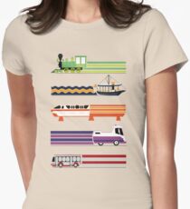 Transportsystem Tailliertes T-Shirt