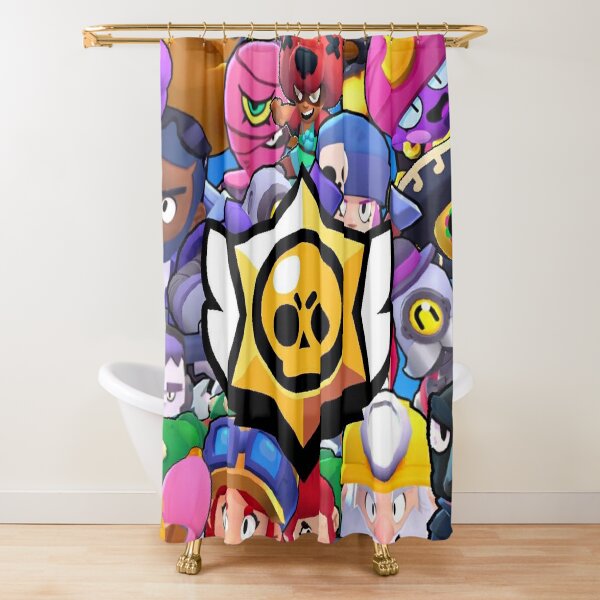 Brawl Stars Funny Moments Shower Curtains Redbubble