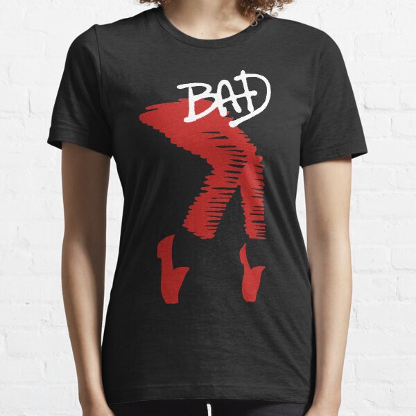 BAD MJJ "toe stand" red graphic (Michael Jackson) Essential T-Shirt