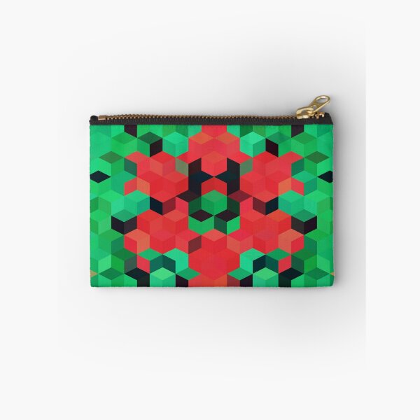 Item preview, Cute Green And Red Cubes Abstract Background funny gift for digital art lovers  designed and sold by AYACHI90.