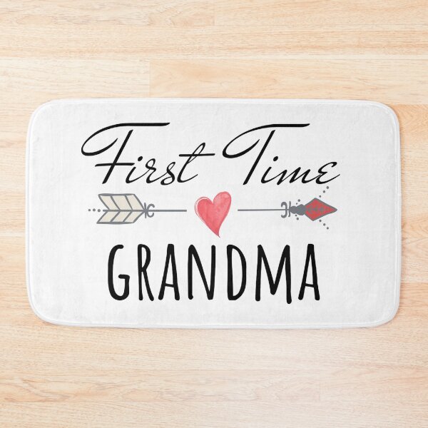 Item preview, First Time Grandma, Gift for New and the Best Grandmother designed and sold by IronyOnCotton.
