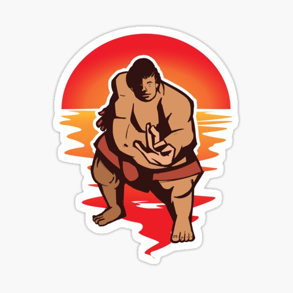 Item preview, Sumo Wrestler Wrestler Japan designed and sold by titanosdesign.