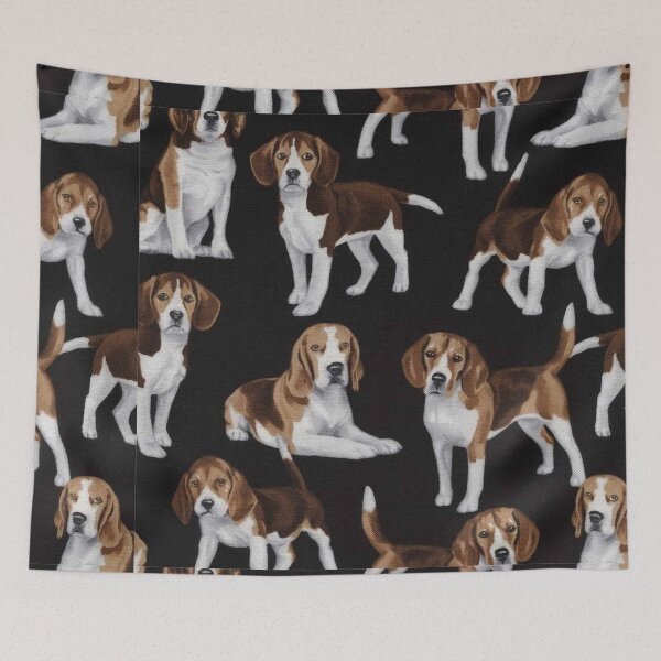 Item preview, Beagle dog dogs with flowers pet pets puppy art cute Beagles  designed and sold by Coolstuff4you71.