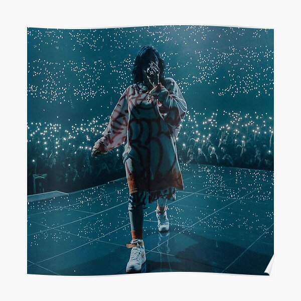 Póster Billie en el escenario Póster