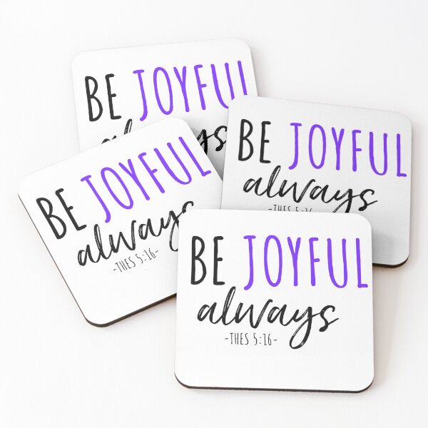Item preview, Be Joyful Always, Bible Proverbs, Christian Shirt designed and sold by IronyOnCotton.