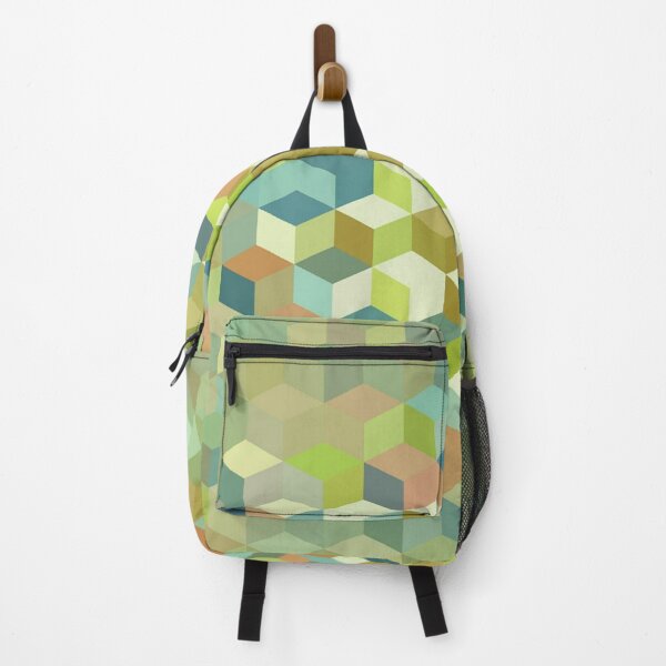 Item preview, Cute Geometric Cubes Abstract Background funny gift for digital art lovers designed and sold by AYACHI90.