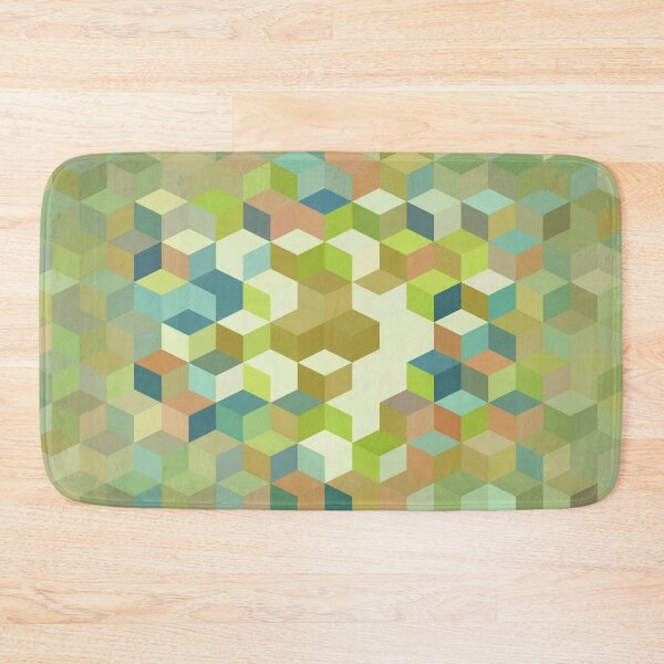 Item preview, Cute Geometric Cubes Abstract Background funny gift for digital art lovers  designed and sold by AYACHI90.
