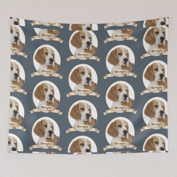 Item preview, Beagle dog dogs with flowers pet pets puppy art cute Beagles  designed and sold by Coolstuff4you71.