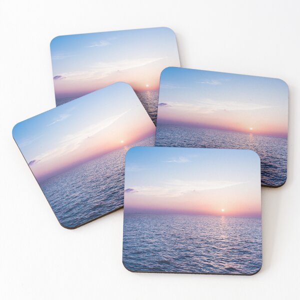 Item preview, Calm Ocean with Orange Sunset designed and sold by Web CreationsNL.