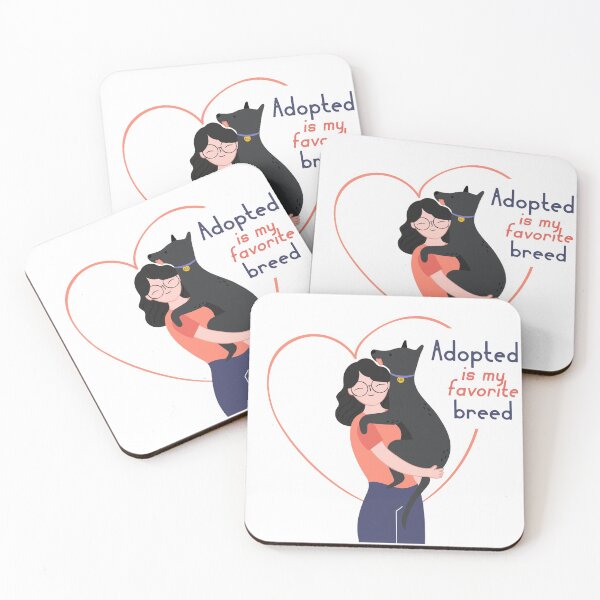 Item preview, Adopted is my favorite breed | My favorite breed is an adopted breed  designed and sold by Giovanni's  Brown Quotes.