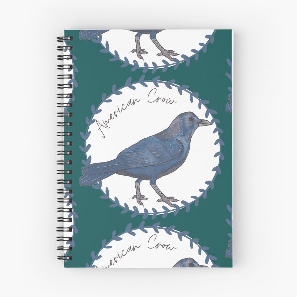 Item preview, American Crow Bird Species Bird Watercolor Art designed and sold by TheWaterBirds.