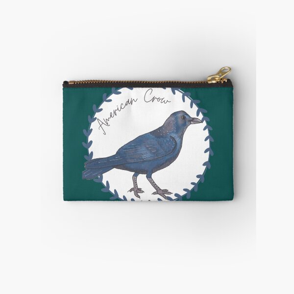 Item preview, American Crow Bird Species Bird Watercolor Art designed and sold by TheWaterBirds.