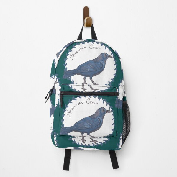 Item preview, American Crow Bird Species Bird Watercolor Art designed and sold by TheWaterBirds.