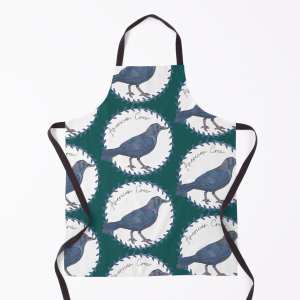 Item preview, American Crow Bird Species Bird Watercolor Art designed and sold by TheWaterBirds.