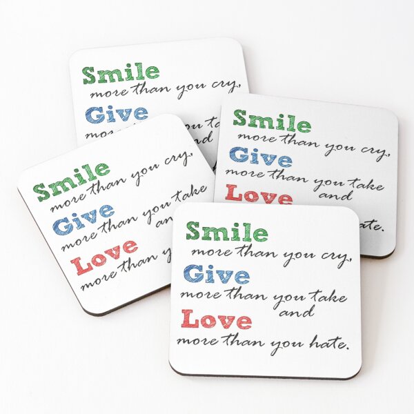 Item preview, Smile , Give ...LOVE  designed and sold by BESTSAYINGS.