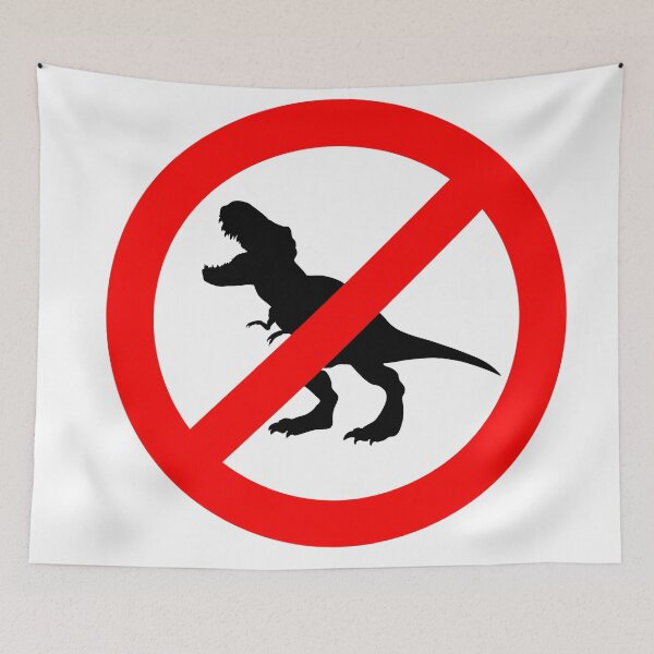 Item preview, No dinosaurs allowed   designed and sold by Md1982.