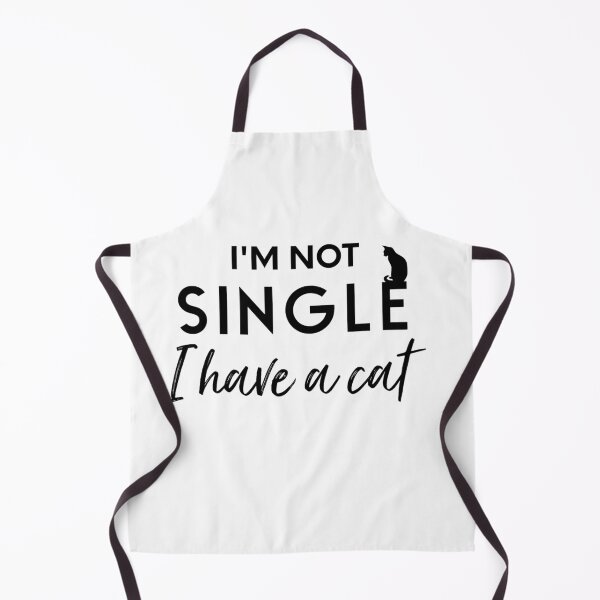 Item preview, I'm Not Single I Have a Cat, Funny Cat Single Shirt designed and sold by IronyOnCotton.