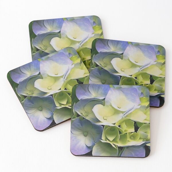 Item preview, Hortensia Blossom Botanical Art Blue Florets designed and sold by taiche.