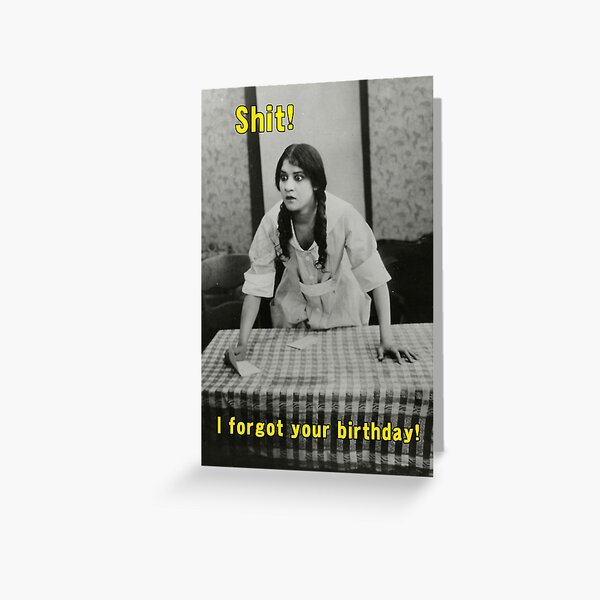 belated birthday wishes Greeting Card