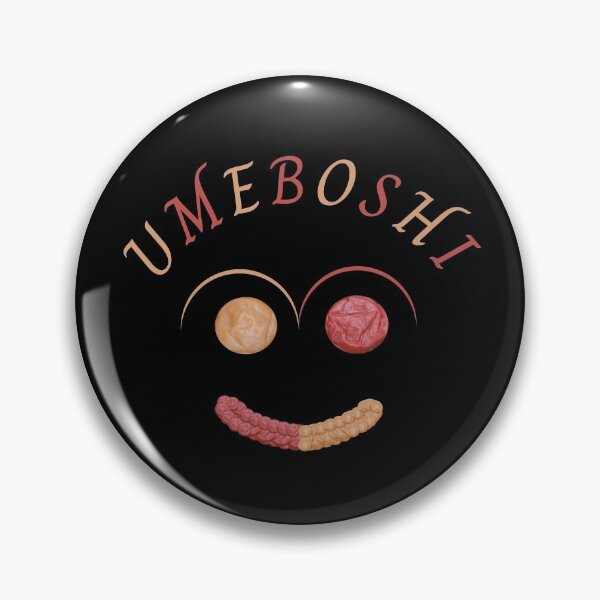 Item preview, Red Yellow Eyes Smile Face Umeboshi designed and sold by Yurii Novosad.