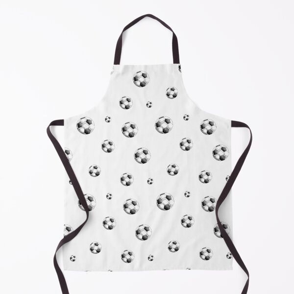 Item preview, Football pattern. Black and white. Hand-drawn sketch of soccer balls. designed and sold by Canatic.