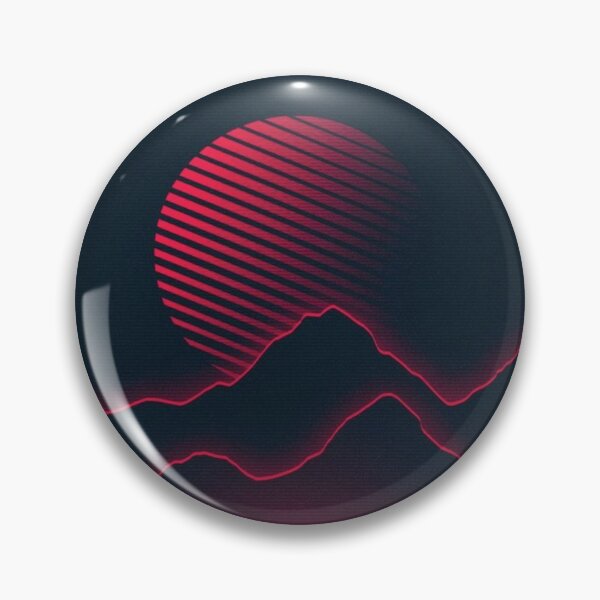 Item preview, Red Moon Mountains-Retro 80's designed and sold by nakedlunch02.