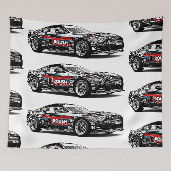 Item preview, Mustang Drift Cartoon designed and sold by Auto-Prints.